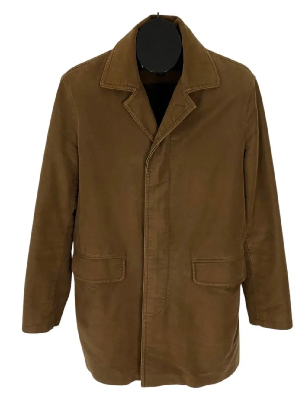 Banana Republic Mens Moleskin Car Coat S Brown Fall Fashion